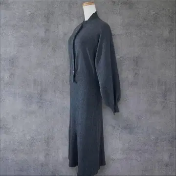 새상품급 쉽스 손세탁 OK 가디건+원피스 니트 셋업 DG