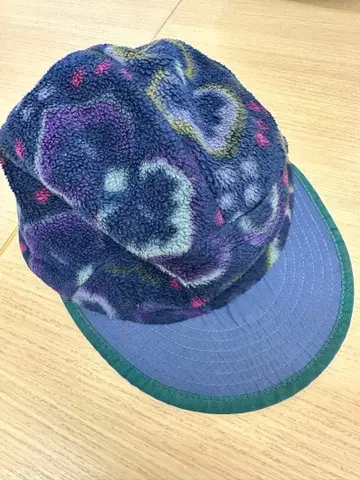 Patagonia 올 패턴 94년 플리스 캡 USA제 덕빌 L