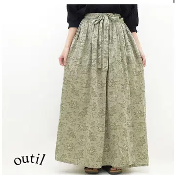 Outil 'JUPE ISSOIRE -JACQUARD' 랩 스커트