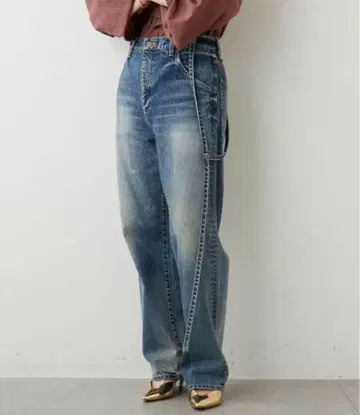 윔 가젯 서스펜더 DENIM 데님 팬츠