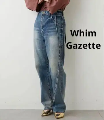 윔 가젯 서스펜더 DENIM 데님 팬츠