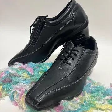 에어리 스텝 Airy Step 레이스업 슈즈 블랙 에어 밑창