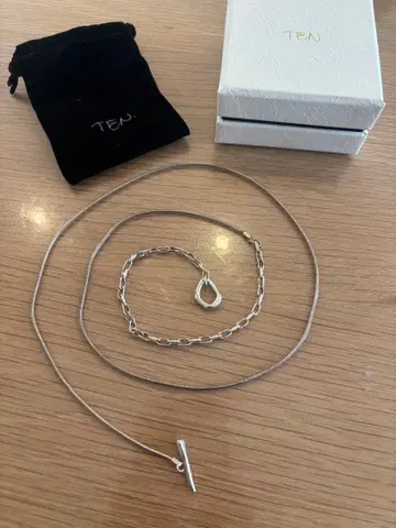 TEN. 칸다 망토 목걸이 실버