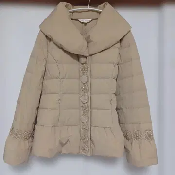 Super Beauty 베이지 다운 자켓 42