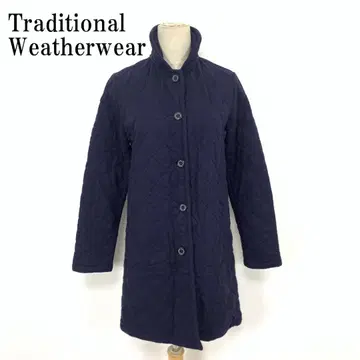 LA9003 트래디셔널 웨더웨어 퀼팅 코트 네이비 면 34