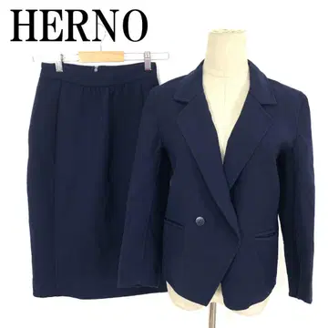 LA9005 헬레노 스커트 수트 네이비 울 100% 40