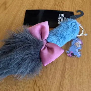 푸우 이요르 꼬리 참 키체인