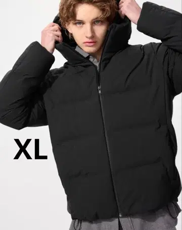 Uniqlo 심리스 다운 자켓 XL 블랙