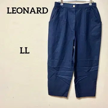 LEONARD SPORT 레오나르 스포츠 팬츠 네이비 LL 일본제