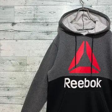[ 리복 ] Reebok 최고 디자인 빅 로고 레어 맨투맨 후드티