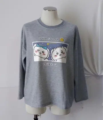 OYASUMI 치쿠와 그레이 맨투맨