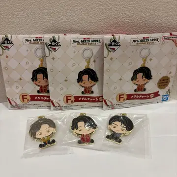 미세스 제일복권 메탈 참 3개 세트 로손 1등 복권 F상