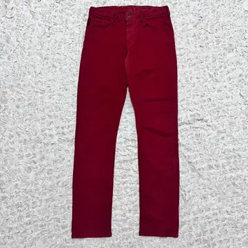 EMPORIO ARMANI 엔포리오 아르마니 청바지 와인 레드