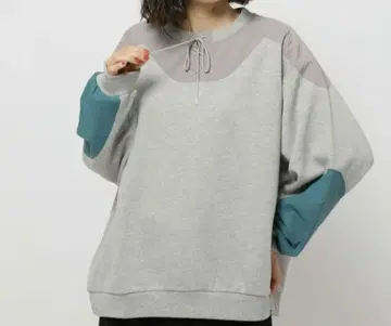 니코앤드 도킹 레이스업 풀오버