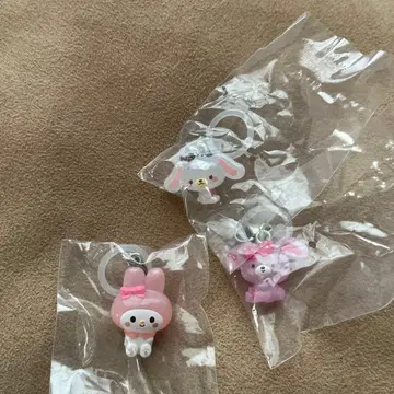 산리오 윳토메지루시 액세서리 시로 우사 본봉 리본 마이멜로디