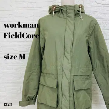 워크맨 워크맨 새상품급 발수 마운틴 후드티 카키 M 1323