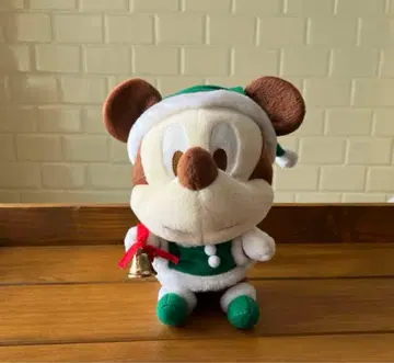 산타 코스튬 미키마우스 봉제 인형 그린