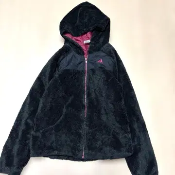 adidas 플리스 자켓 블랙/그레이 L231번