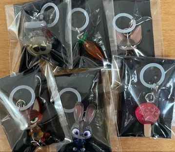 전 6종. 주토피아. 메지루시 액세서리