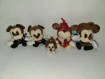 미키마우스 봉제 인형 5체 세트