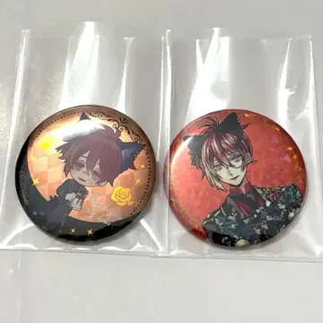 악마 집사와 검은 고양이 아쿠네코 난자타운 페네스 캔뱃지