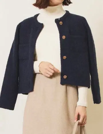 bibiest 디자인 니트 자켓