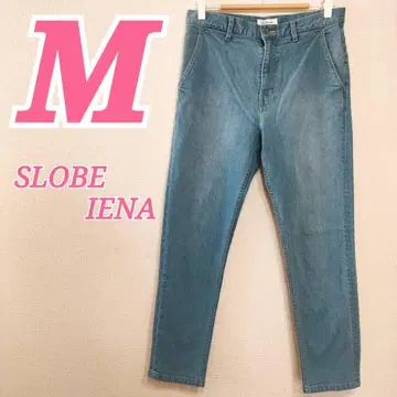SLOBE IENA 스트레이트 데님 M 사이즈 캐주얼 코디 내추럴