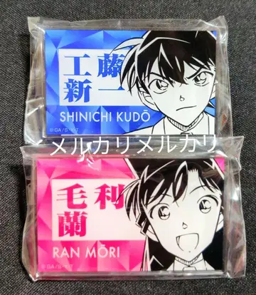 명탐정 코난 코난 플라자 아크릴 명찰 쿠도 신이치 모리 란