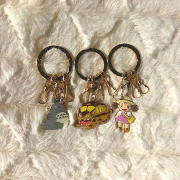 미개봉 새상품 이웃집 토토로 메탈 키링 토토로 메이 고양이 버스