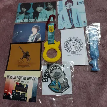UNISON SQUARE GARDEN 팬클럽 굿즈 세트