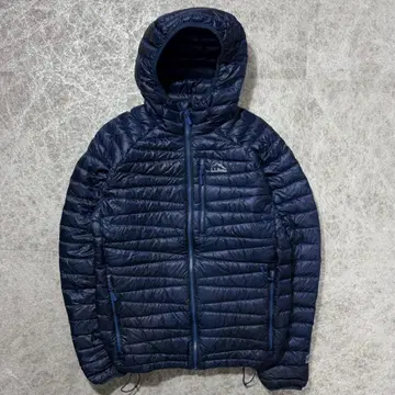 새상품급 L.L.Bean 850FP 울트라 라이트 다운 후디 네이비 M