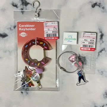 새상품 시마무라 주토피아2 콜라보 낚시릴 카라비너 아크릴 키링