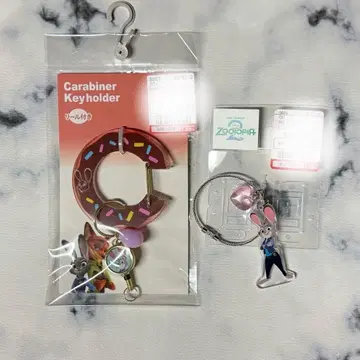 새상품 시마무라 주토피아2 콜라보 낚시릴 카라비너 아크릴 키링
