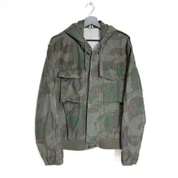 레어 MIL-TEC 스플린터 카모 밀리터리 후드티 자켓