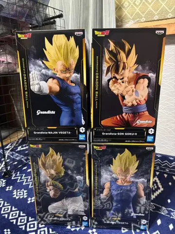드래곤볼 Z Grandista 손오공 베지터 오지터 4종 세트 미개봉