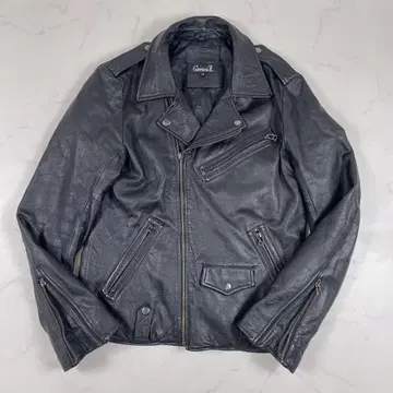 CavriA 캐바리아 천연 가죽 더블 라이더스 자켓 M