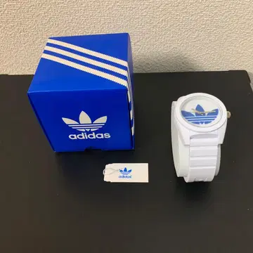 adidas 손목시계 화이트 파랑