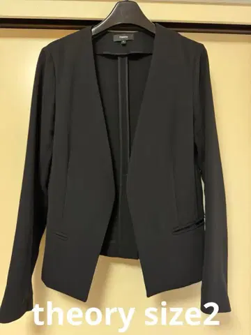Theory 노카라 자켓 블랙 size 2
