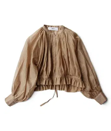 [ Tabrik(타브릭) ] 코튼 개더 블라우스