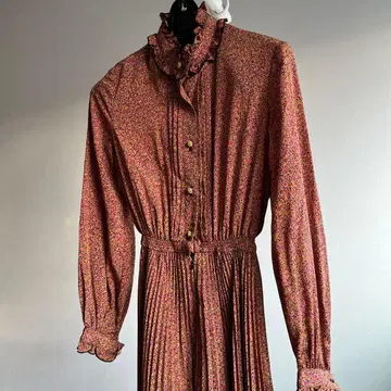 쇼와 레트로 로코 아틀리에 타카다 롱 원피스 프릴