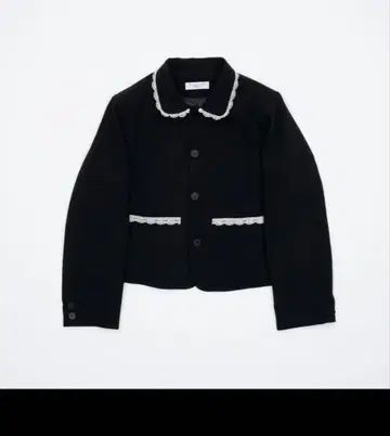 smyeon 레이스 달린 컴팩트 자켓