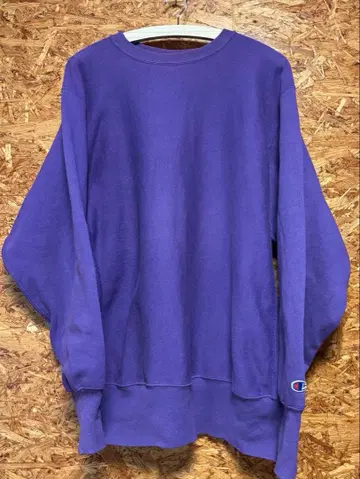 Champion 자수 택 무지 90s 리버스 위브 무목