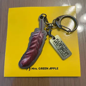Mrs. GREEN APPLE 깃털 키링 바벨탑 오오모리 못쿤