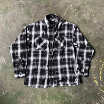 정글 스톰 옴브레 체크 셔츠