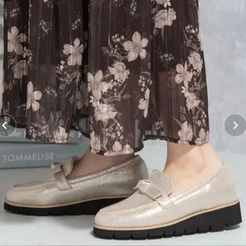 JELLY BEANS 인나퍼 노트 리본 로퍼 신발