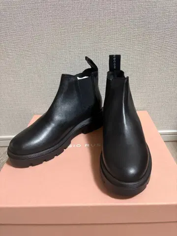 [ 미사용 새상품 ] 파비오 루스코니 사이드 고어 부츠