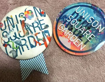 UNISON SQUARE GARDEN 핀 배지 2개 세트
