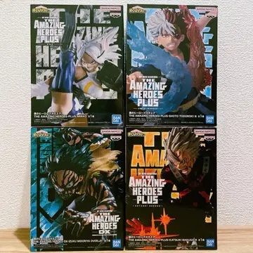 히로아카 데쿠 바쿠고 쇼토 미르코 피규어 세트