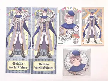 헤타리아 러시아 서커스 티켓 캔뱃지 미니 포토 카드