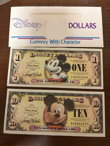 디즈니 미키 80주년 달러 1달러 10달러